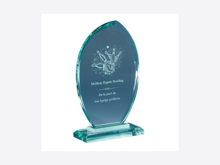 Trophée 20 cm (avec écrin et gravure)