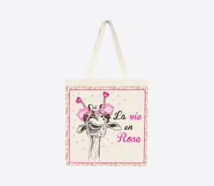 Tote bag "La vie en rose 2.0"