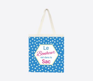 Tote bag "Bonheur"