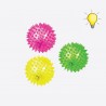 Balle picot lumineuse 75mm (lot de 12)