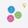 Balle picot lumineuse  (lot de 12)