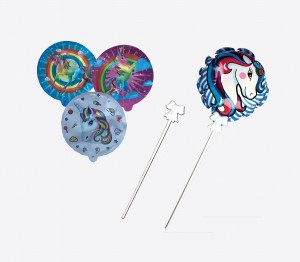 Ballon licorne autogonflant (lot de 12)