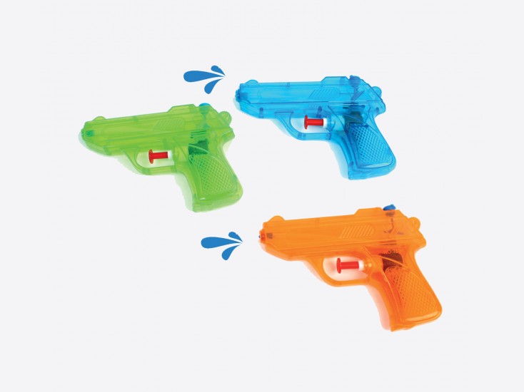 Pistolet à eau 12 cm  (lot de 12)