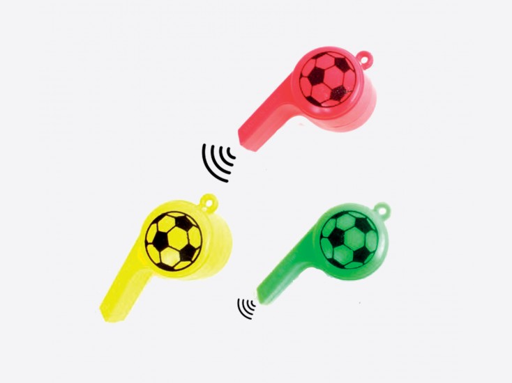 Sifflet foot (lot de 12)