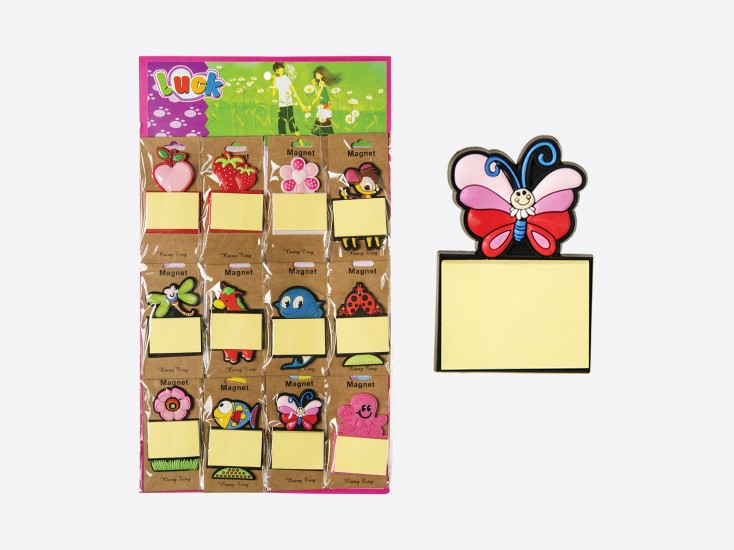 Sticky note + magnet  (lot de 12)