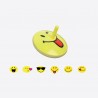 Toupie lumineuse smiley (lot de 12)
