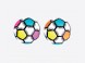 Ballon de foot  (lot de 12)