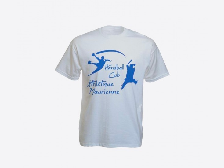 Tee-shirt couleur personnalisé 1 couleur 1 face