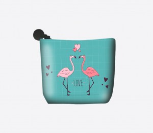 Porte monnaie "Flamingo Love"