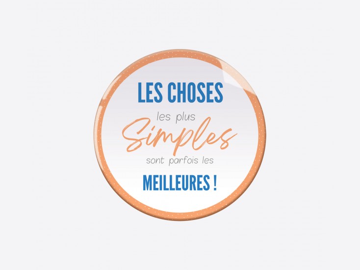 Magnet "Choses simples"