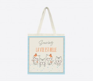 Tote bag "Cat Smile"