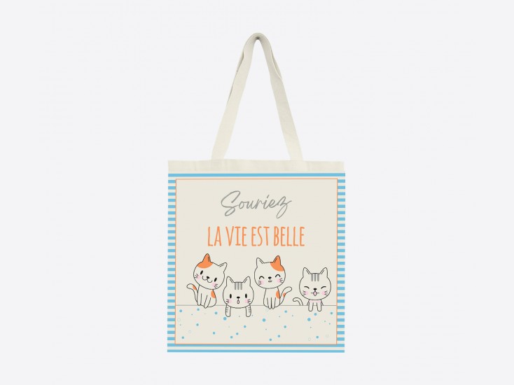 Tote bag "Cat Smile"