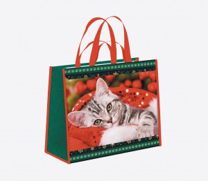 Maxi-Cabas"Christmas Cat"