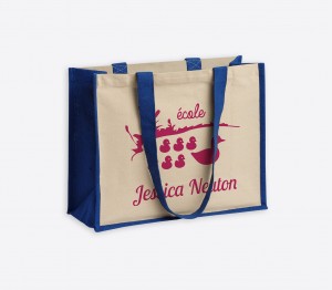 Sac en jute et coton