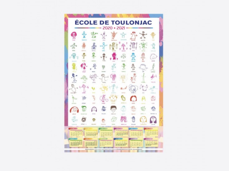 Calendrier Personnalisé et Évolutif / Enfant /