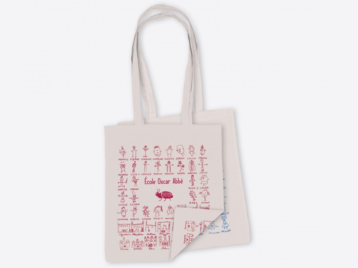 Tote bag classique écru