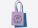 Tote bag blanc + couleur