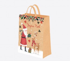 Sac cadeau "Joyeux Noël"