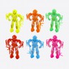 Figurines robots (lot de 24)