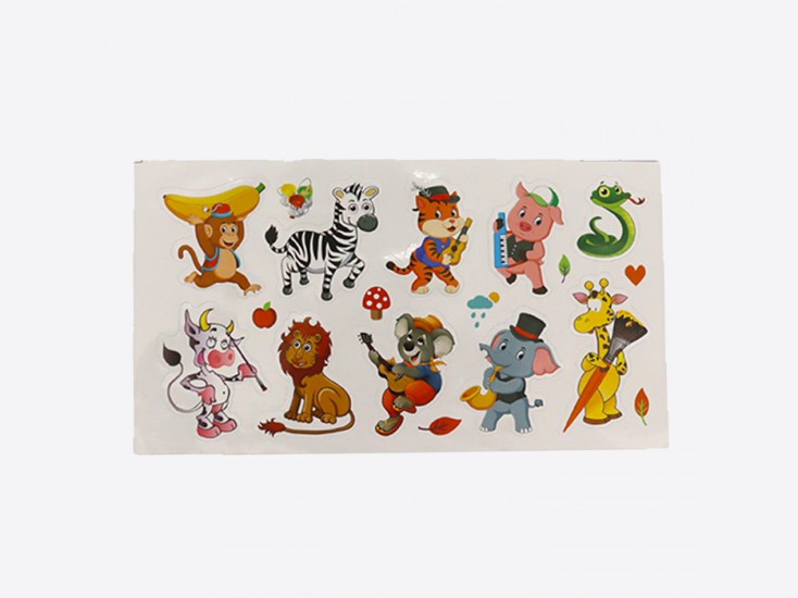 Stickers Animal (lot de 12)