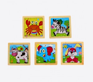 Jeu Bois Puzzle (lot de 12)