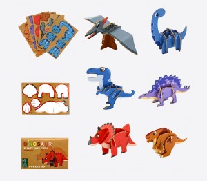 Puzzle 3D Dino (lot de 12)