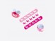Bracelet Snap Licorne (lot de 36)