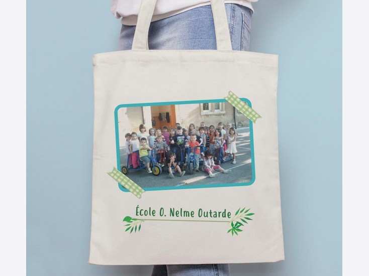 Tote bag avec impression photo