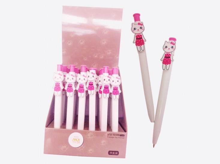 Stylo bille chat  (lot de 36)