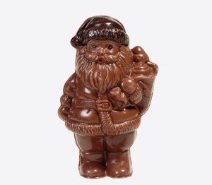 Père Noël chocolat 10 cm