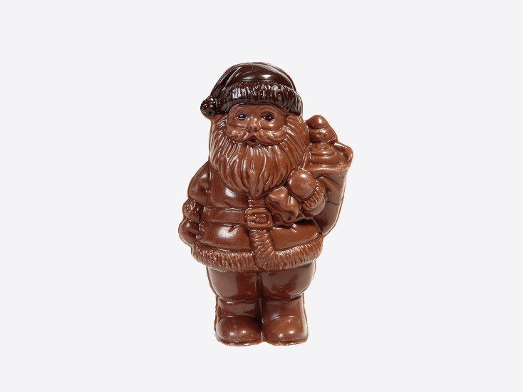 Père Noël chocolat 10 cm