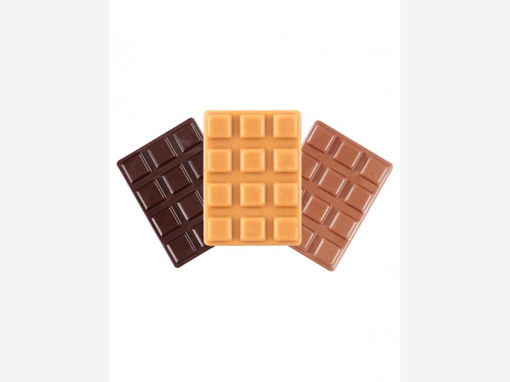 Mini tablettes assorties (noir/lait/ambre)