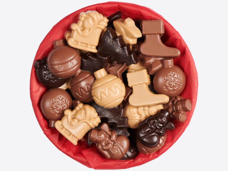 Fritures simples assorties (noir/lait/ambre)