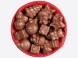 Fritures fourrées (au praliné, chocolat au lait)