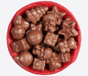 Fritures fourrées (au praliné, chocolat au lait)