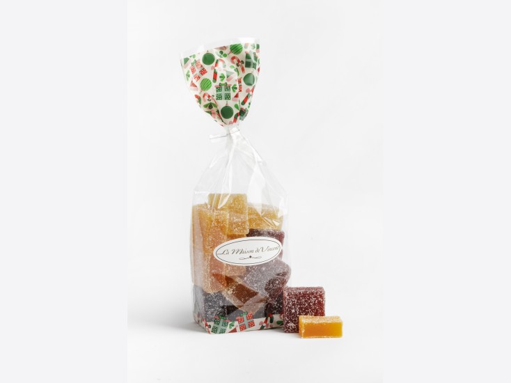 Sachet festif - Pavés de pâtes de fruits