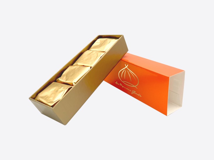 Réglette Quatuor - 4 marrons glacés