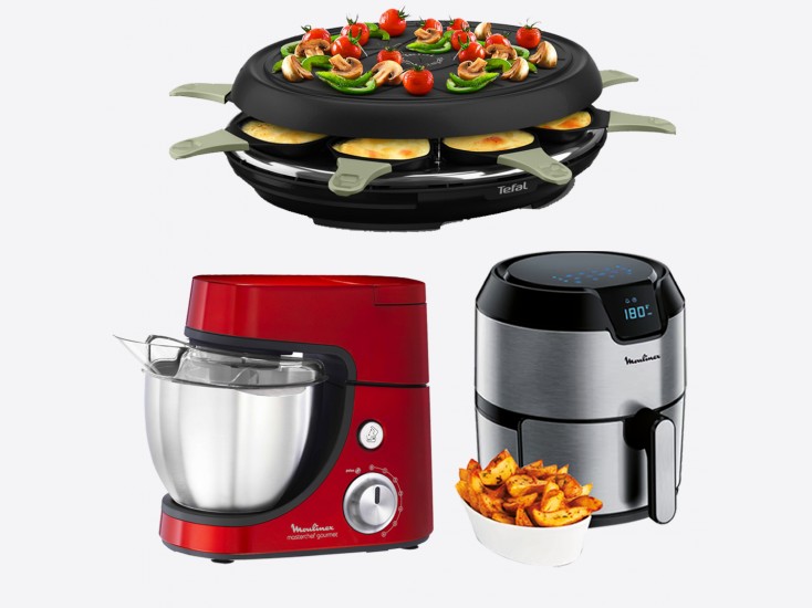 Kit 18 lots pour Quin - Robot pétrin Masterchef (version Friteuse sans huile Air Fryer XL Moulinex)