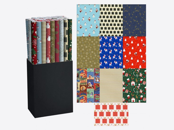 Papier Cadeau "Kraft" de Noël