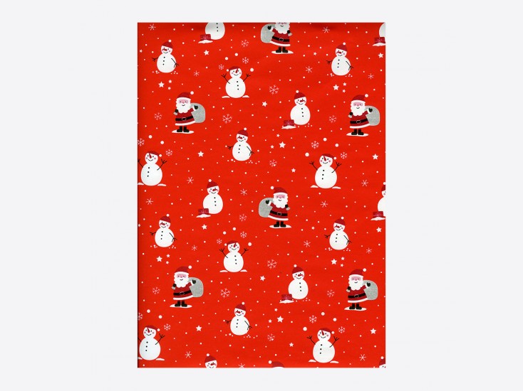 Papier Cadeau "Kraft" de Noël