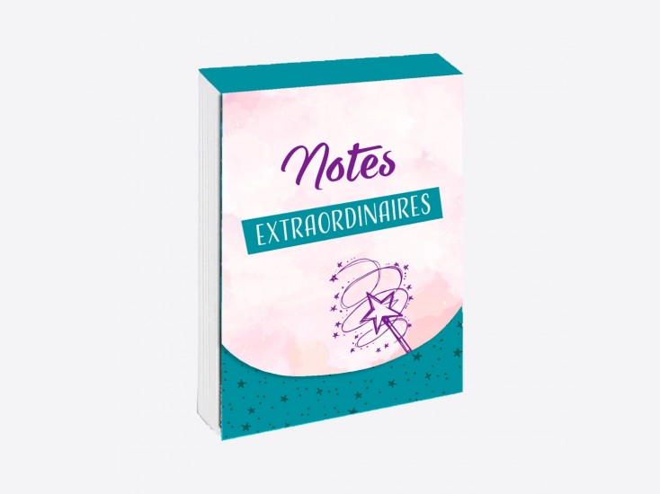 Pocket note "Extraodinaires"