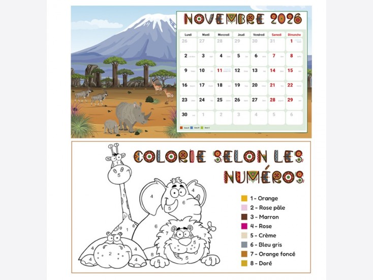 Calendrier à dessiner
