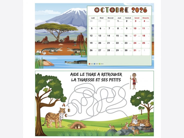 Calendrier à dessiner