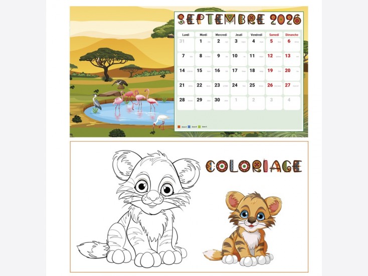 Calendrier à dessiner