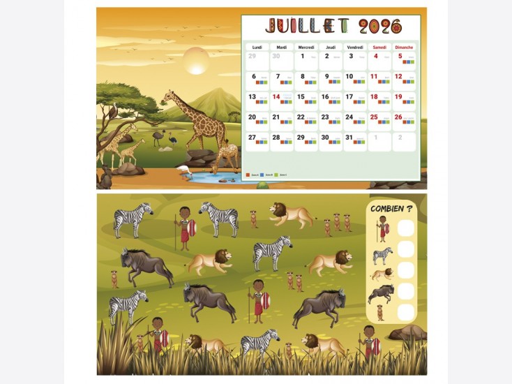 Calendrier à dessiner