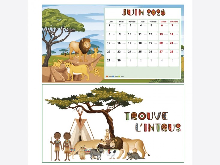 Calendrier à dessiner
