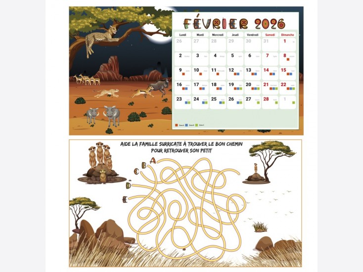 Calendrier à dessiner