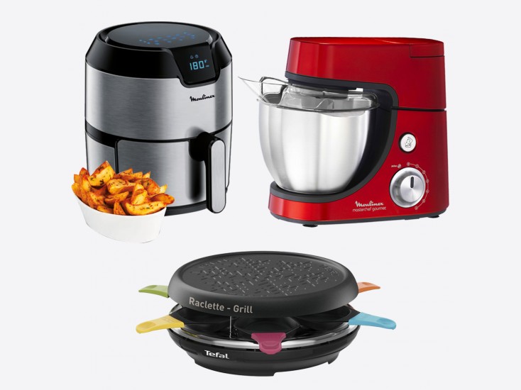 Kit 18 lots pour Quin - Robot pétrin Masterchef (version Friteuse sans huile Air Fryer XL Moulinex)