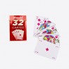 Jeu de 32 cartes (lot de 12)