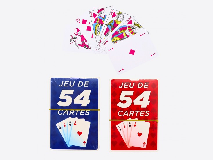 Jeu de cartes 54 cartes